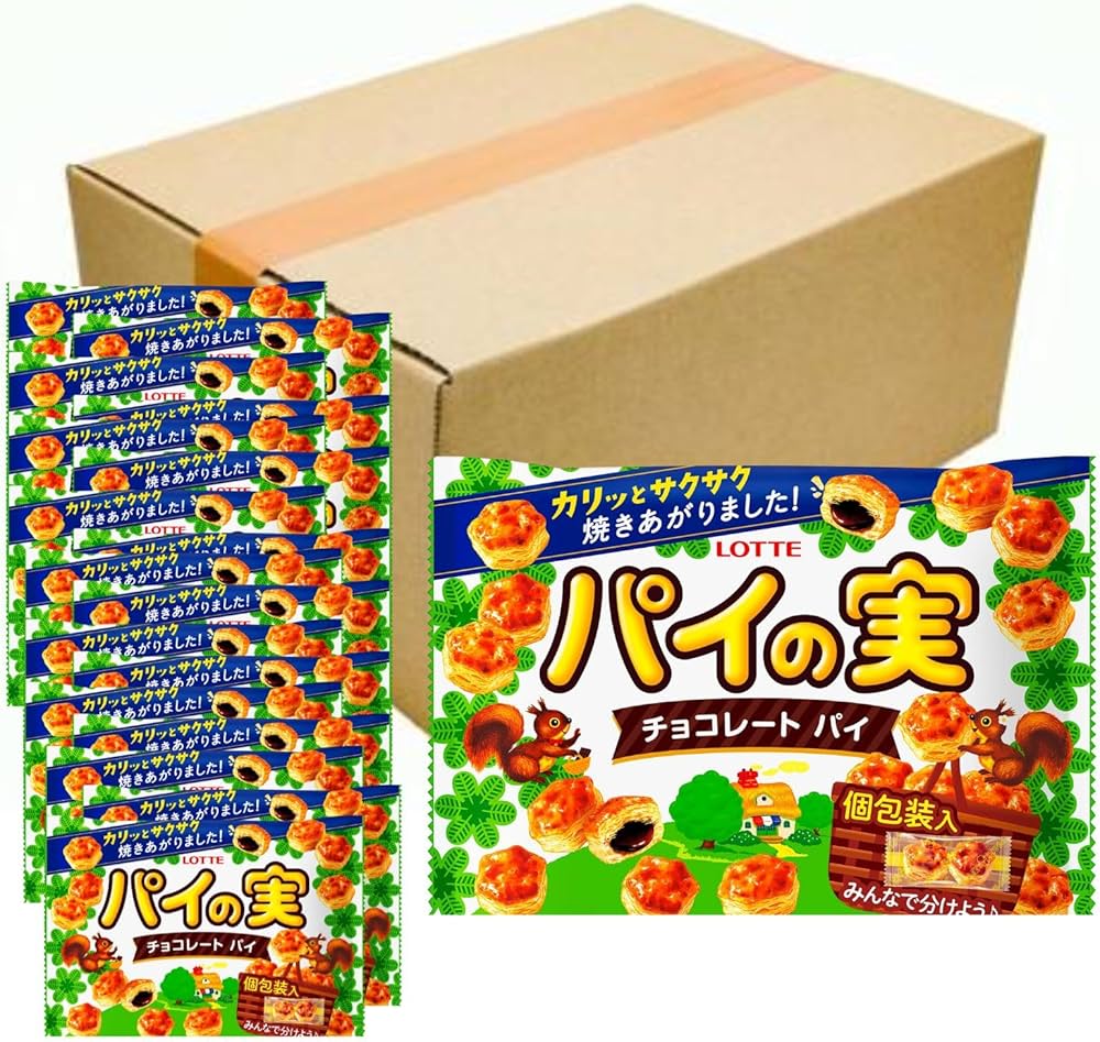 Amazon | 【ケース販売】ロッテ パイの実シェアパック 124g×18個